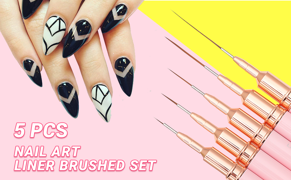 nail art liner brushes